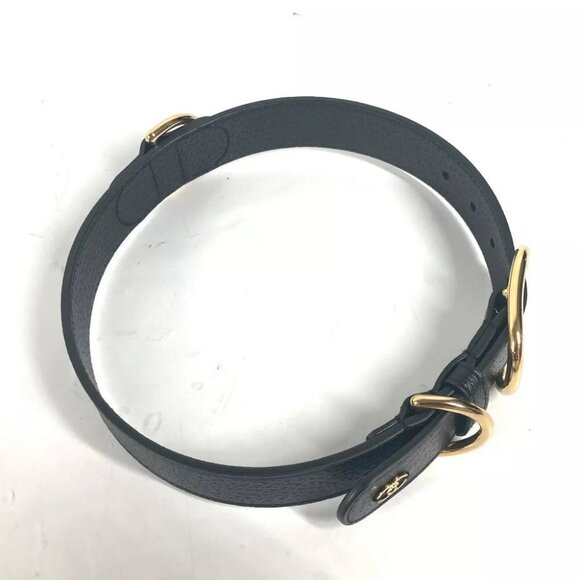GUCCI 695256 GG Large/Extra Large Pet Dog Collar Black/GoldHardware Unused - Picture 7 of 16